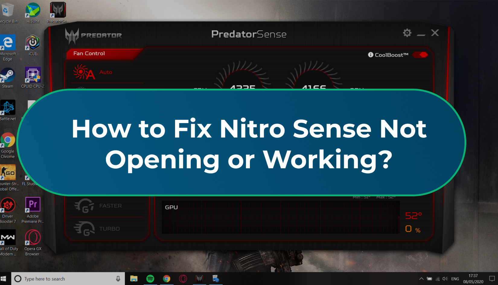 How to Fix Nitro Sense Not Opening or Working? (With Solutions)